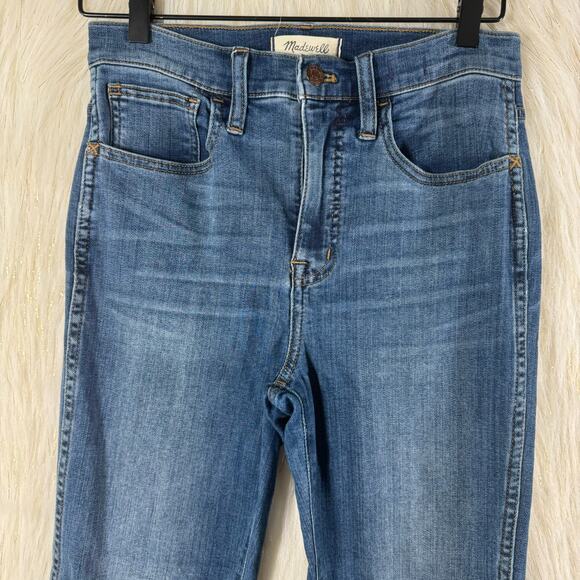 Madewell Roadtripper Stovepipe Jean Slim High Rise Stretch Cotton Blend MB923 26 - Picture 2 of 11